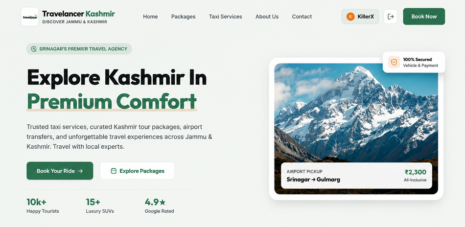 Taxi Service Landing Page
